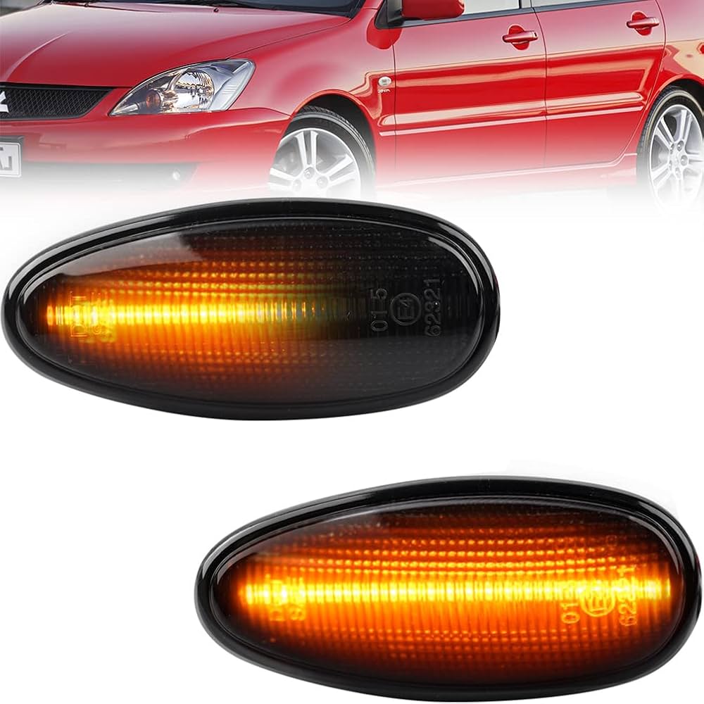 LED 照明灯 NJSBYL Lancer LED Side Turn Signal Marker Lights for 2001
